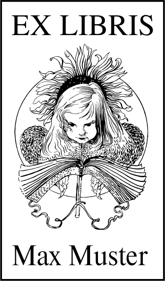 Holzstempel Exlibris Motiv 02 